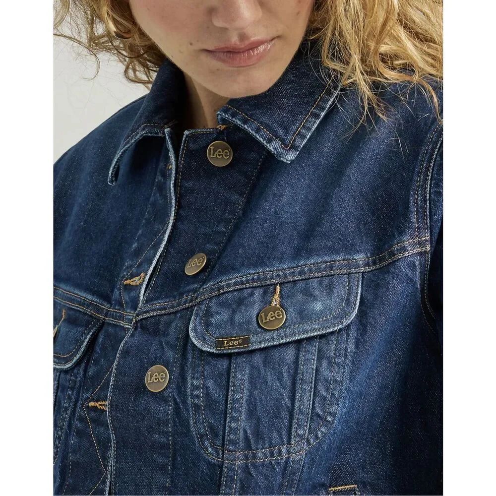 LEE Rider Denim Jacket Size M - Picture 4 of 11